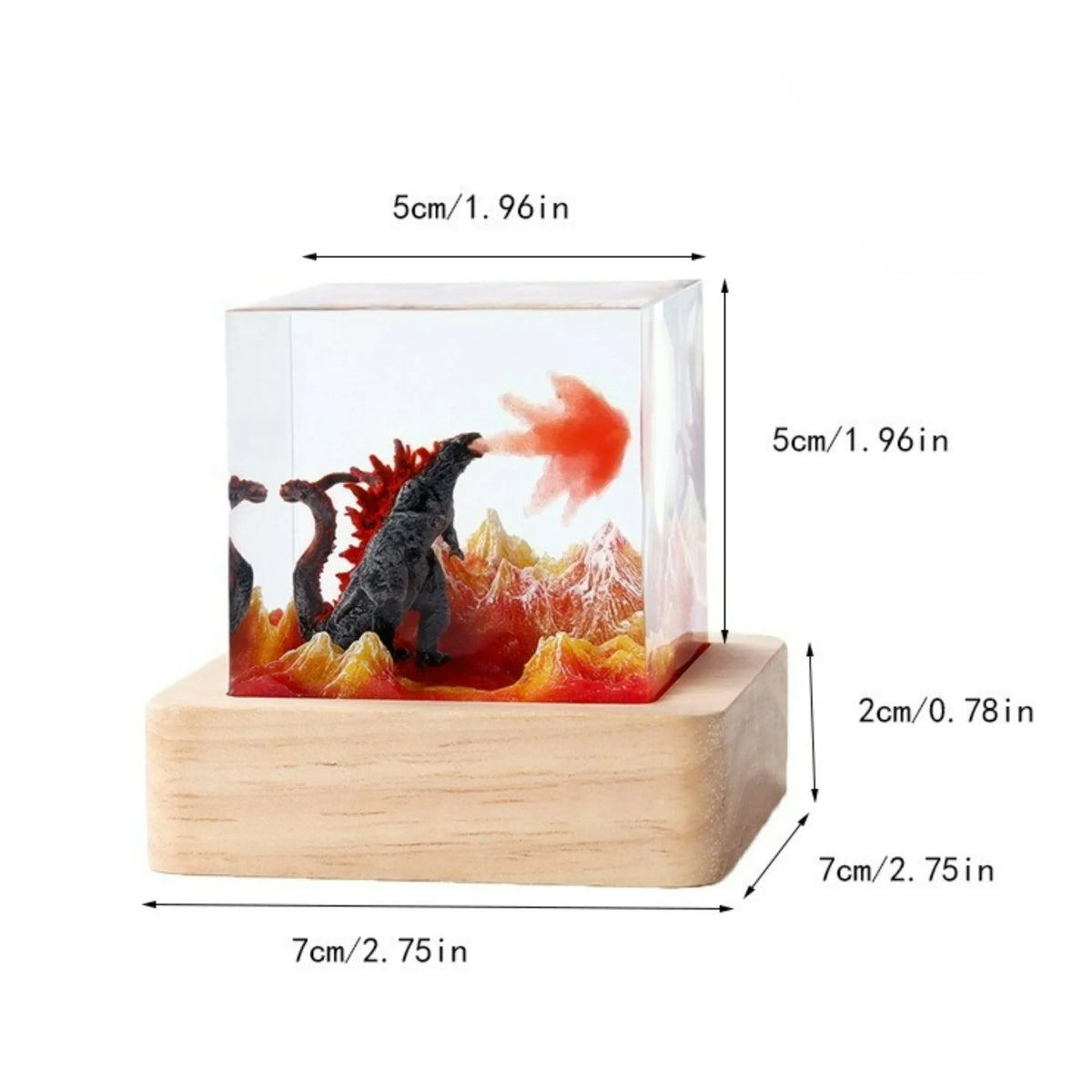 Deep Sea Resin Night Light 🌊 Diver & Ocean Desk Lamp