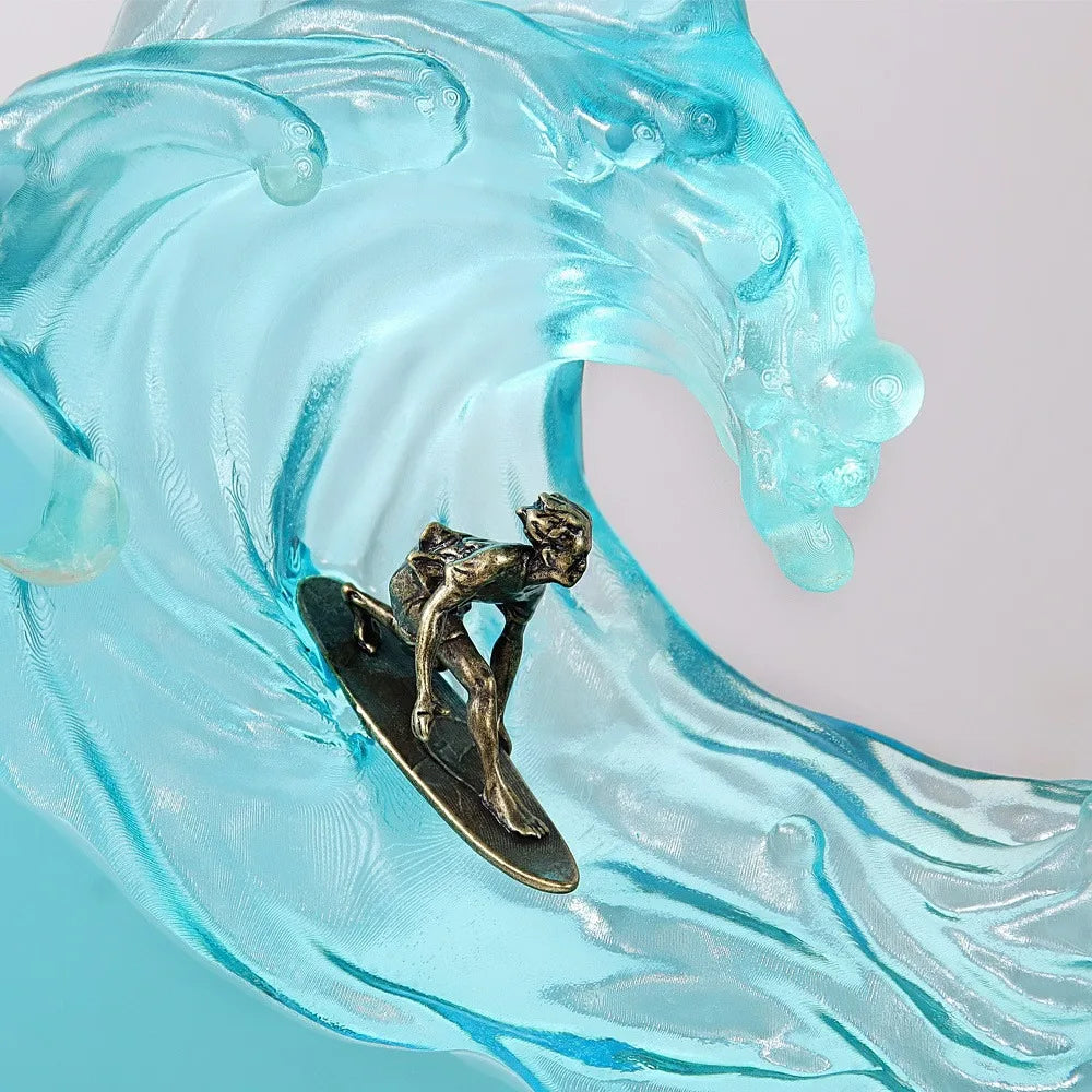 Deep Sea Resin Night Light 🌊 Diver & Ocean Desk Lamp