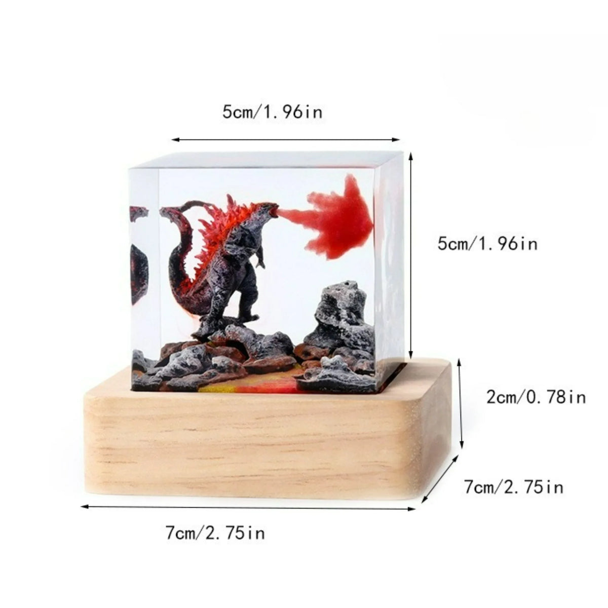 Deep Sea Resin Night Light 🌊 Diver & Ocean Desk Lamp