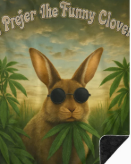 I Prefer the Funny Clover – Premium Sherpa Blanket 60x80