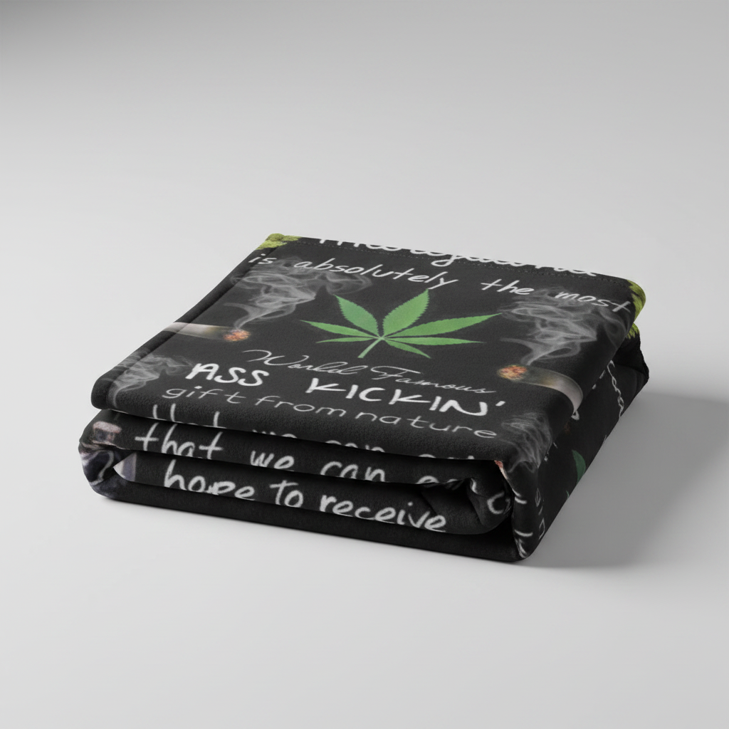 World's Most Ass Kickin' Gift from Nature – Hemp Velvet Blanket (60×80)