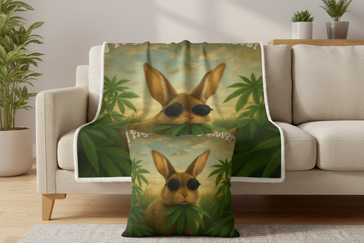 Peter the Funny Clown Blanket + Pillow Bundle Gift Set