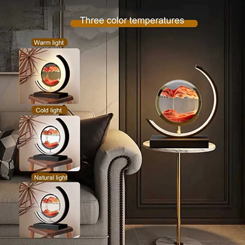 Quicksand LED Table Lamp – Calming Ambient Home Decor Gift